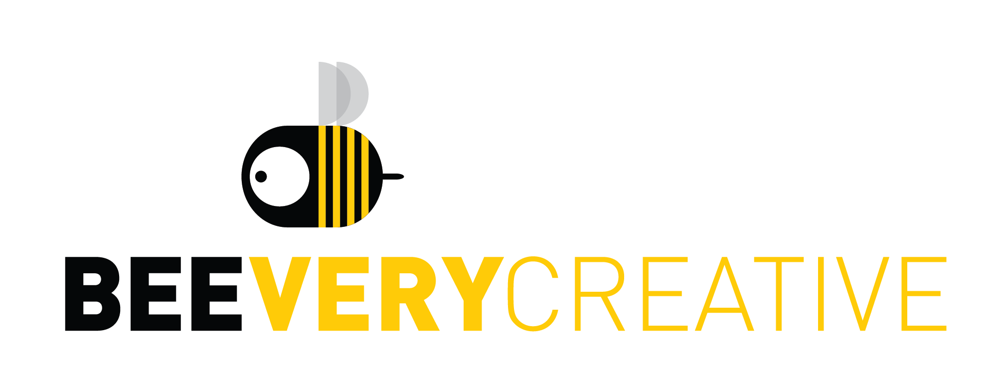 Logo BeeVeryCreative white