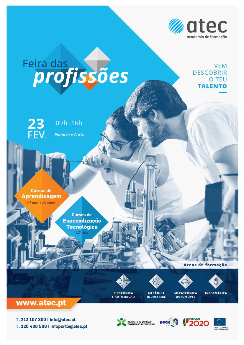 ATEC Feira das Profissões Poster 2018 site